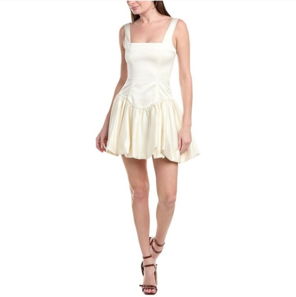 WeWoreWhat Cream Mini Dress
